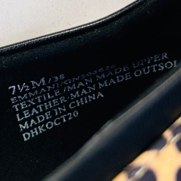 BCBGeneration Leopard D’Orsay Flat Size 7.5 Work Casual - Picture 7 of 7